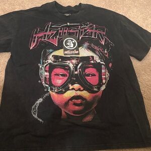 Hellstar Black Graphic T-Shirt